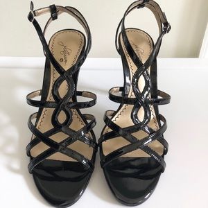 Nordstrom B.P. black strappy high heels